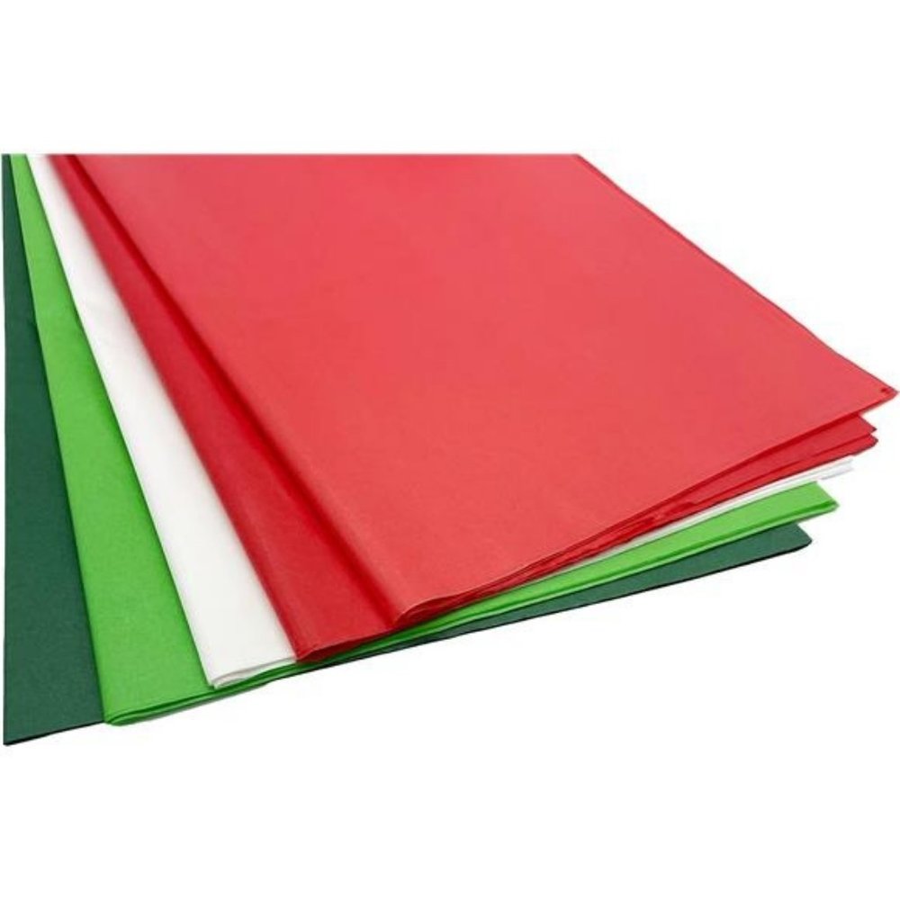 5 Assorted Colors Christmas Tissue Paper for Gift Birthday, Christmas, Halloween
